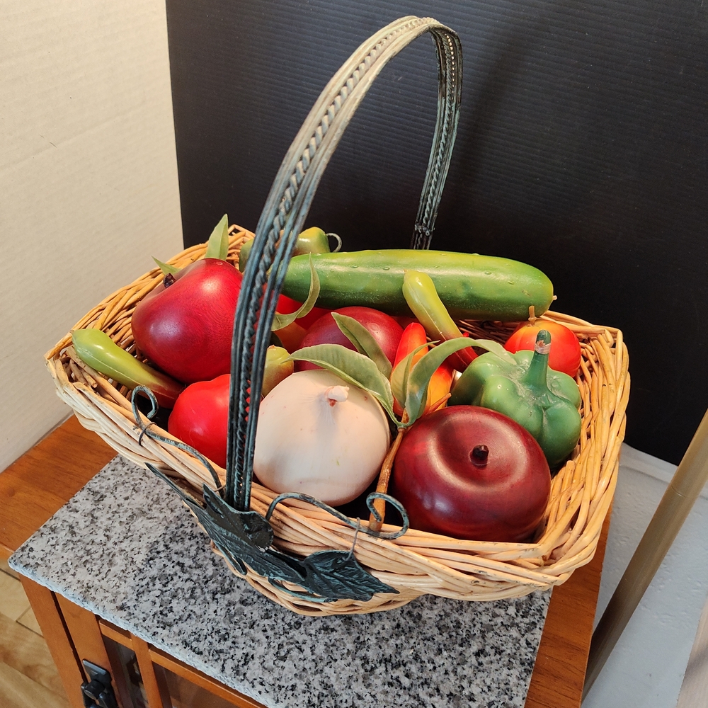 Decorative Fruit Basket with Assorted Colors
